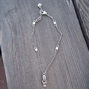 Elegant Silver Owl Pendant Necklace